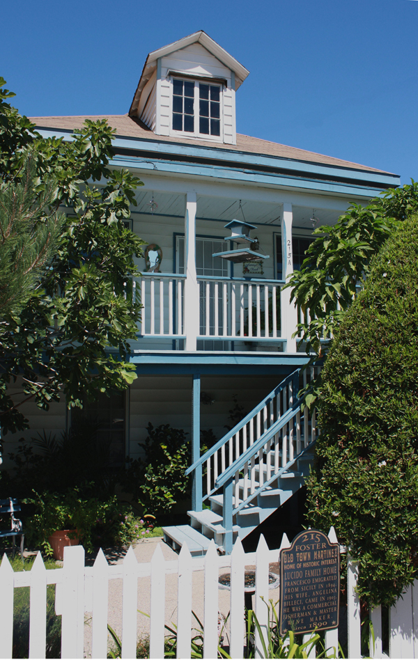 click to view larger image An 1890s Italian winemaker's house in Martinez, CA.
