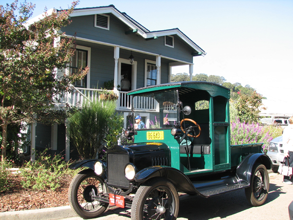 click to view larger image A Model T Ford truck pictured in Martinez, CA.