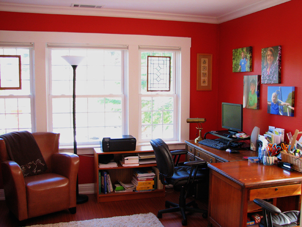 click to view larger image A home office in an historic home. Martinez, CA.