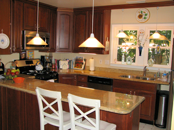 click to view larger image An upated kitchen in a Martinez (Calif.) home.